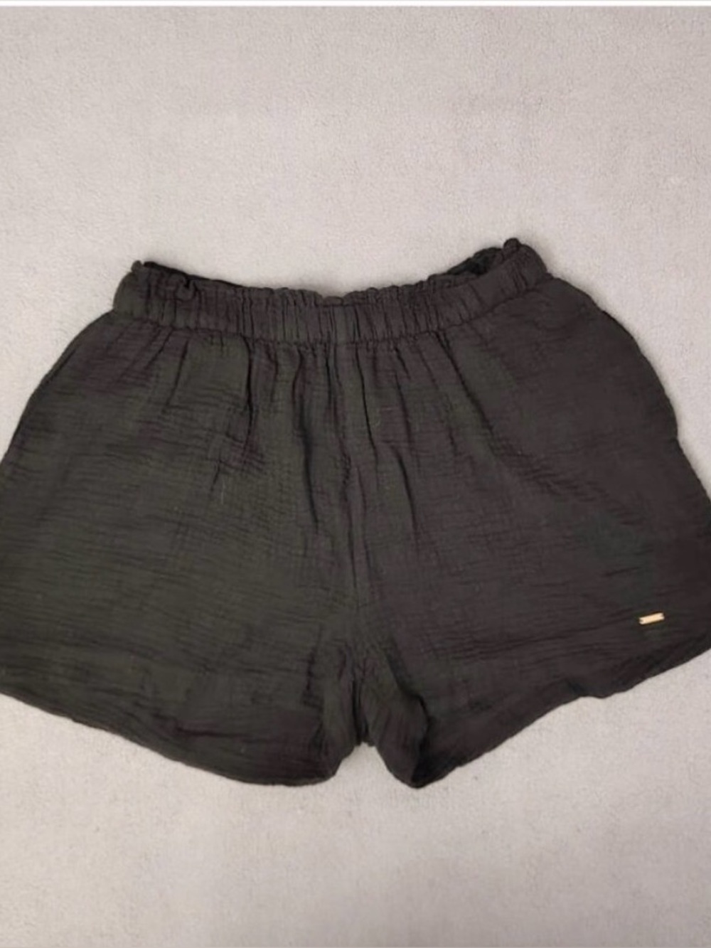 Cozy Earth Lounge Shorts Womens (S) Small Black Pull On Soft Comfortable Casual